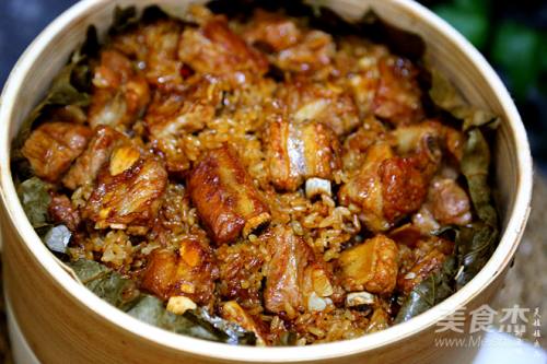糯米蒸排骨饭-百度经验