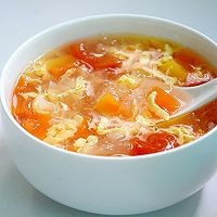 木瓜番茄银耳蛋花羹的美味做法