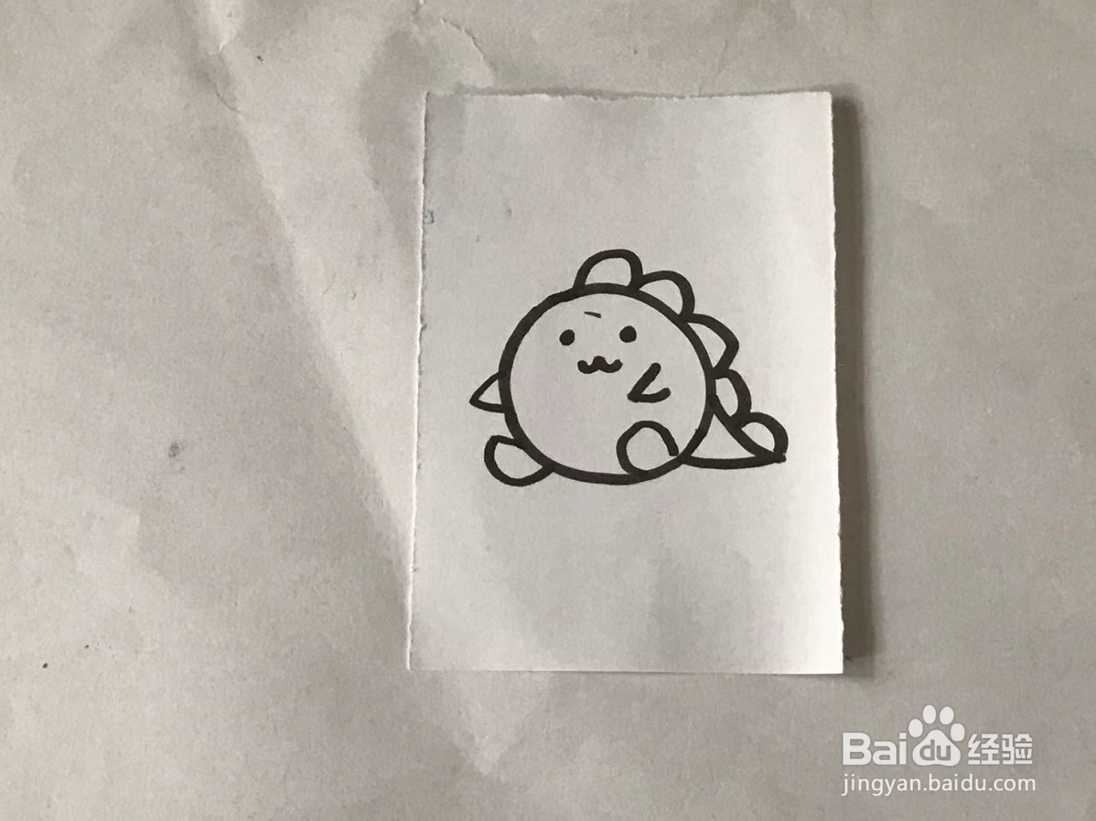 恐龙马克笔画
