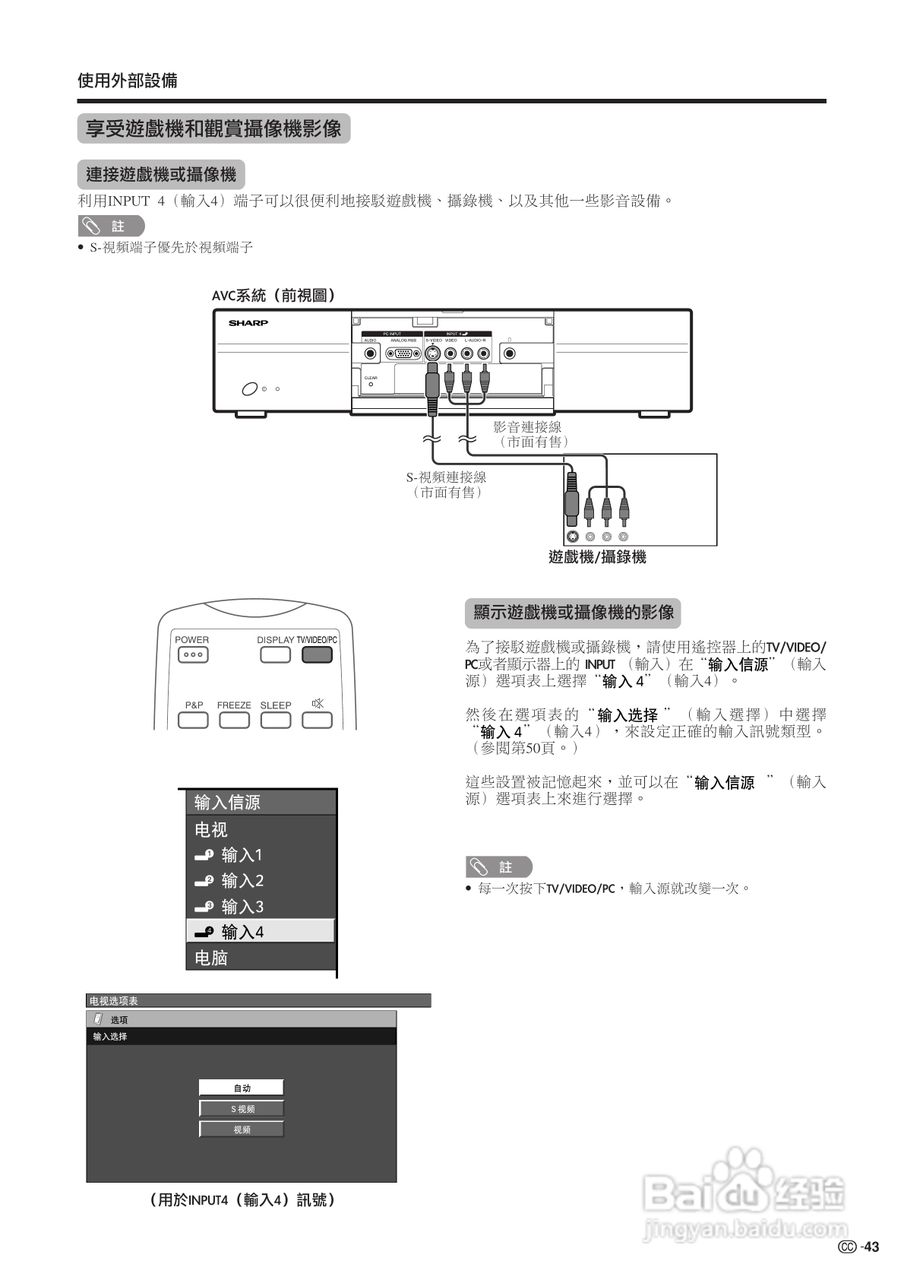 声宝LC-37HV4H型液晶电视机说明书:[5]
