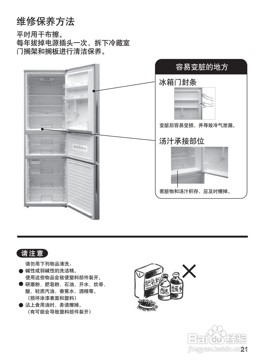 松下NR-C25WM1冰箱使用说明书:[3]