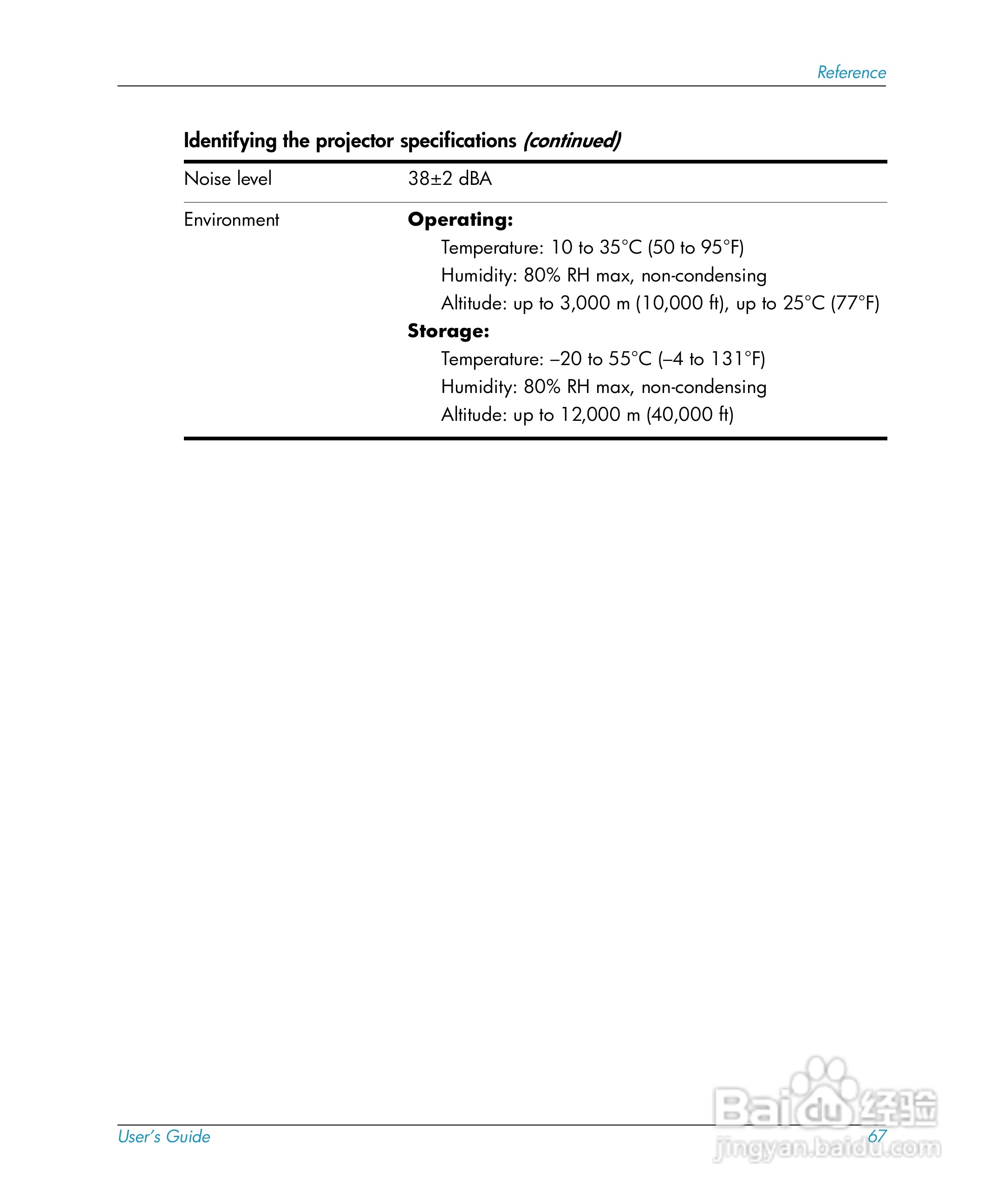 惠普(康柏) HP mp3220 Digital Projector投影机说明书:[7]