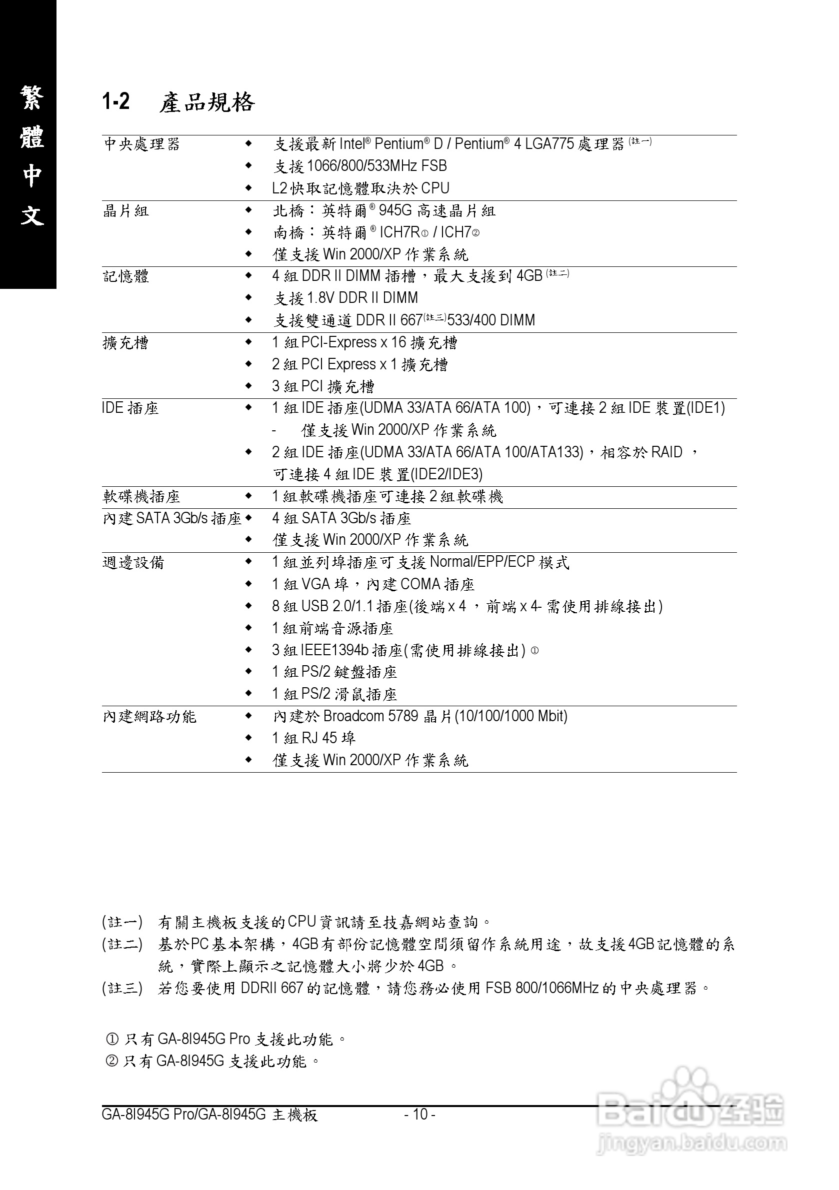 技嘉GA-8I945G Pro型主板说明书:[1]