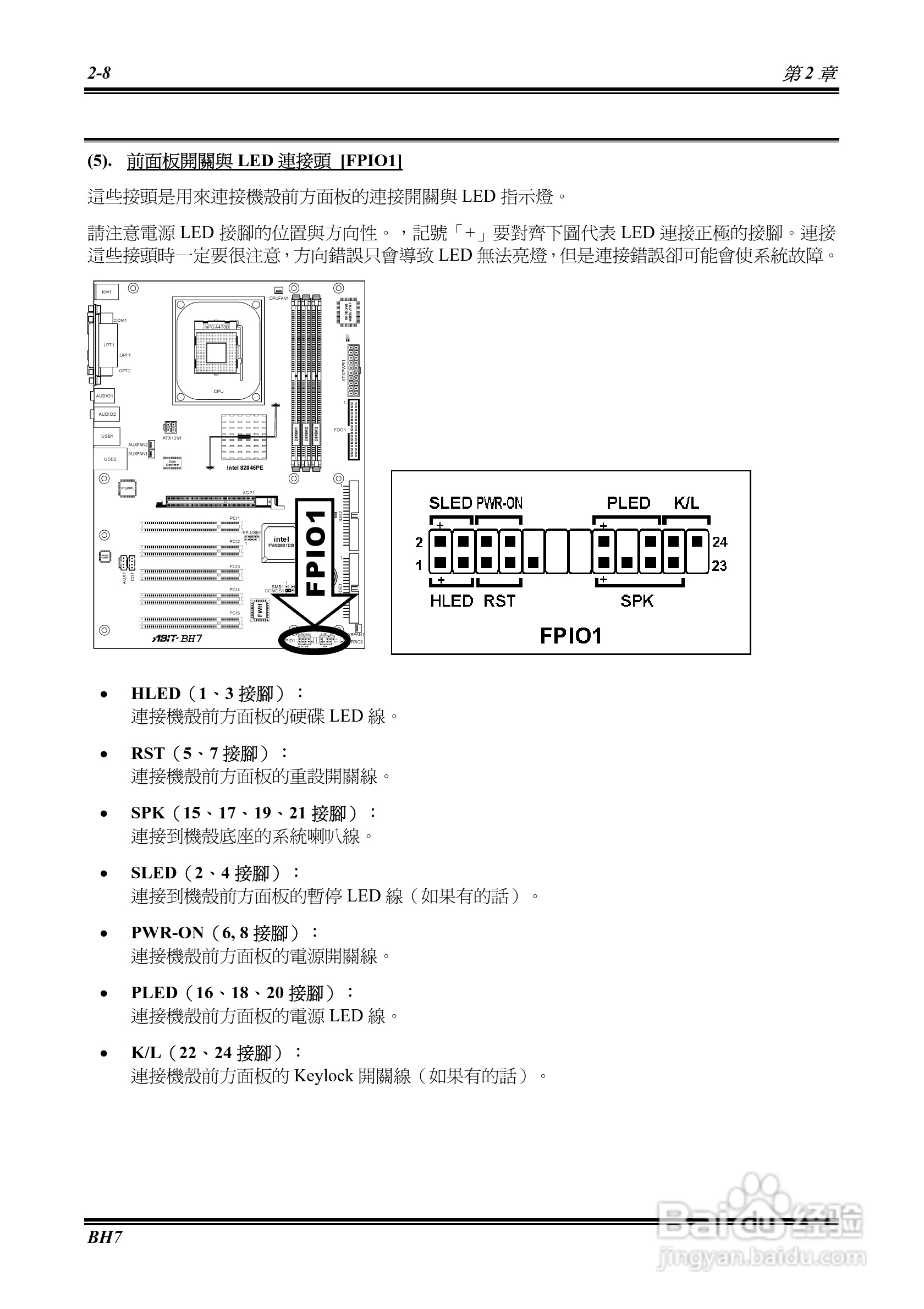 ABIT BH7 Socket478系统主机板使用手册:[2]