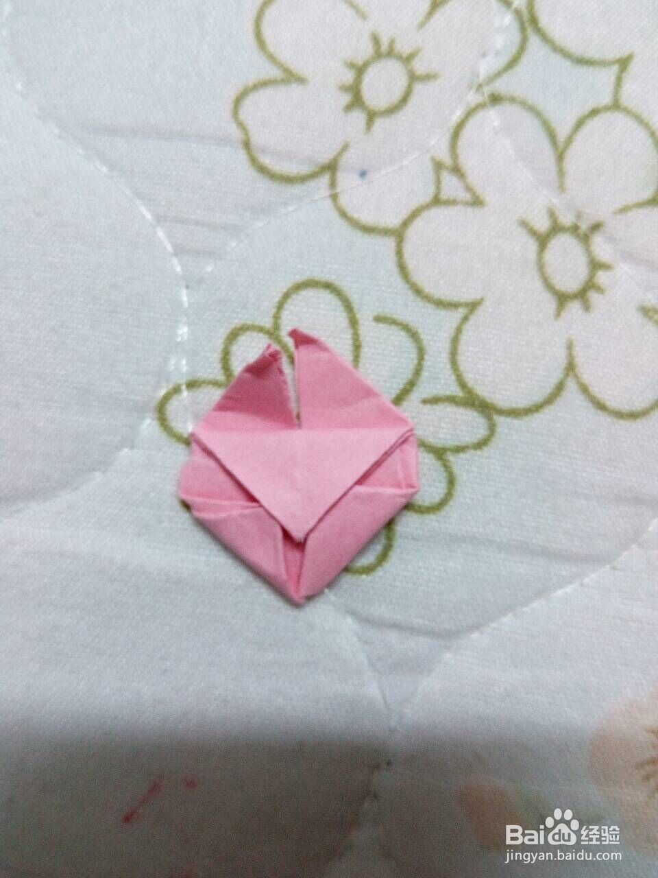 怎么用折纸折爱心