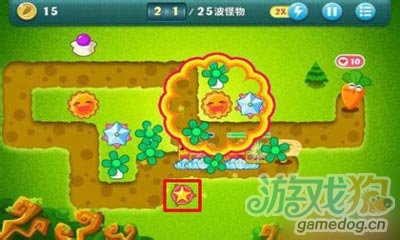 保卫萝卜电脑版丛林主题第5关金萝卜攻略