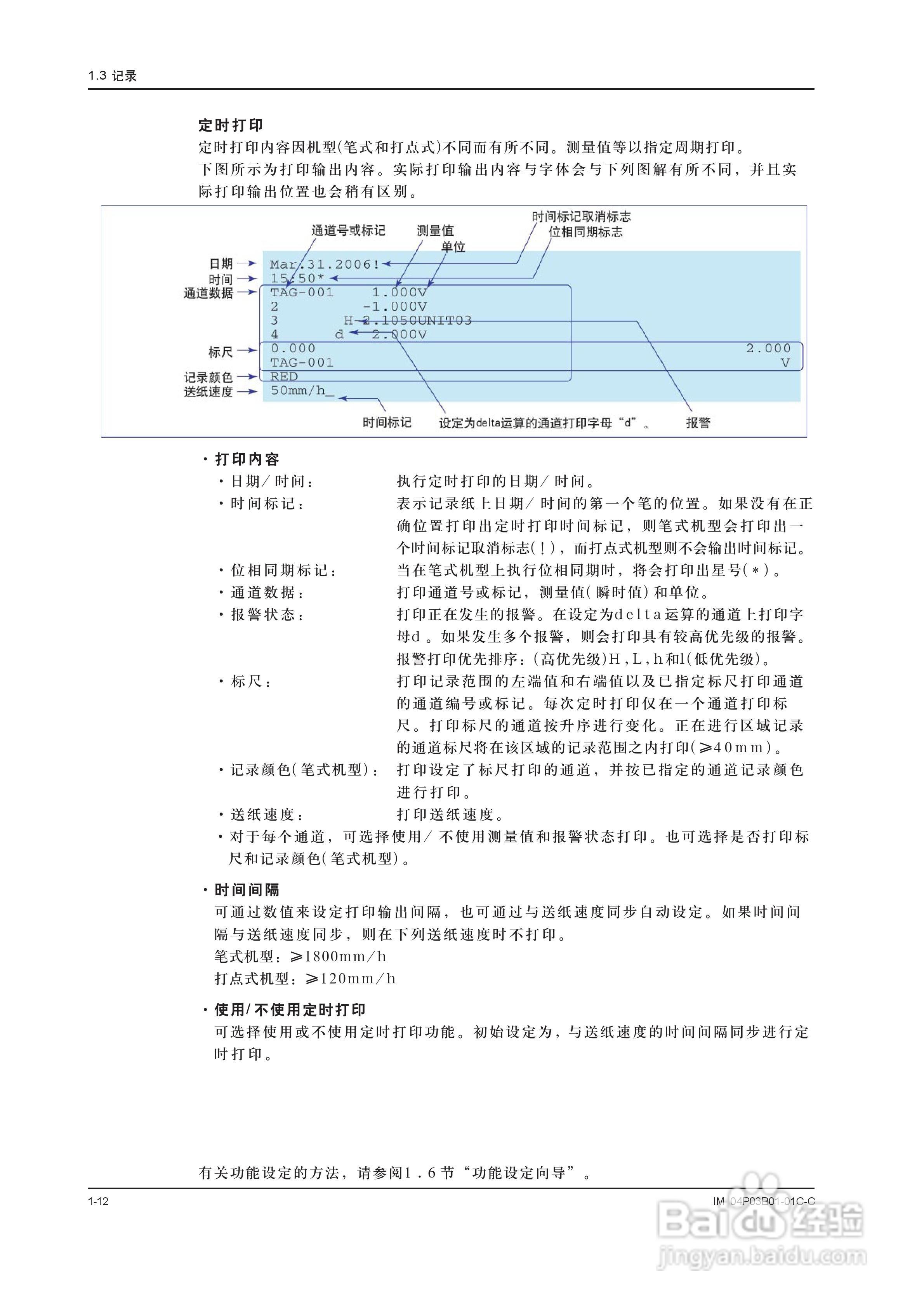 YOKOGAWA SR10001有纸记录仪使用说明书:[2]