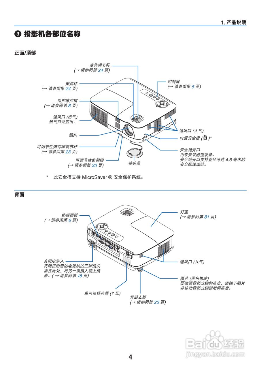 NEC NP-V260+投影机使用说明书:[2]