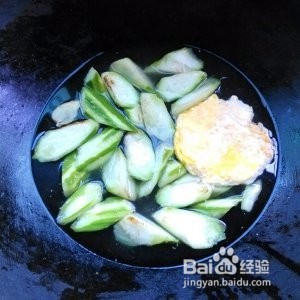 河南特色-丝瓜煎蛋汤