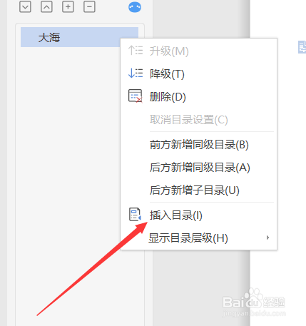 wps中如何开启智能目录识别
