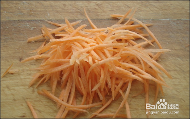 教你快速做出胡萝卜拌菠菜