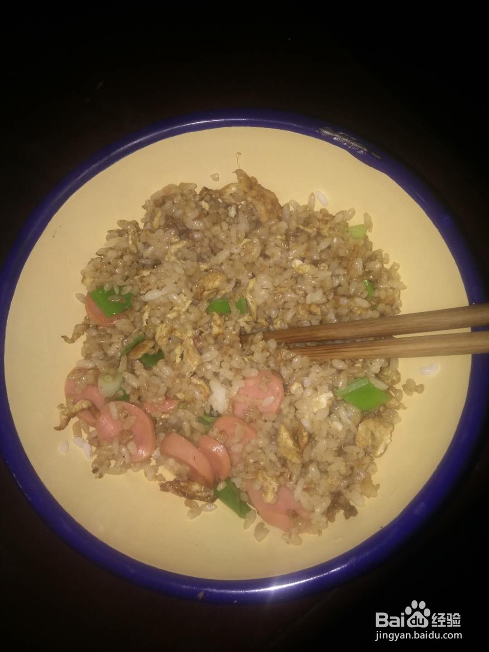 懒汉炒饭快速制作