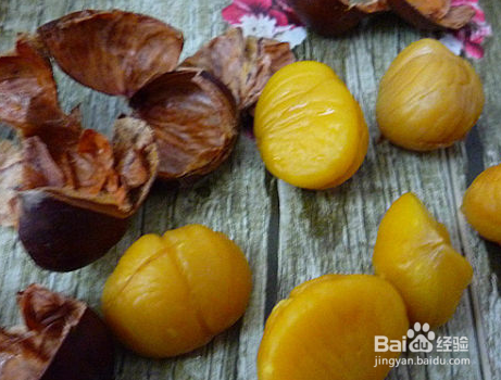 剥栗子皮的小妙招