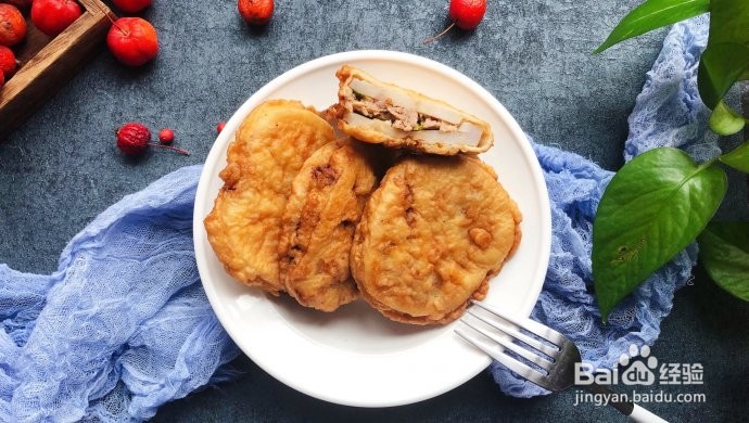 怎么制作炸藕合?