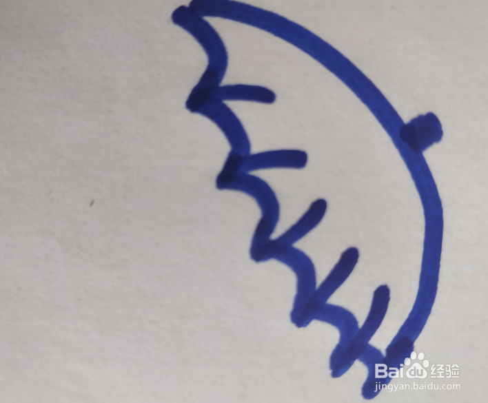 雨伞的简笔画怎么画？