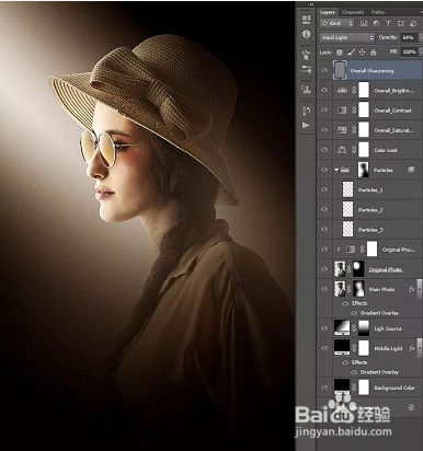 PS怎么打造唯美的暗调室内人像?