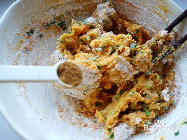 炸鸡蛋红薯丸子步骤