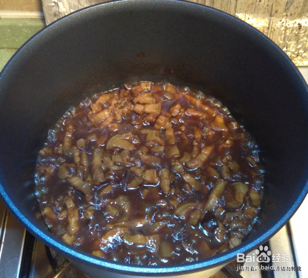 简单的爱心便当--卤肉饭