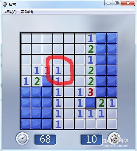 WINDows自带的扫雷怎么玩？