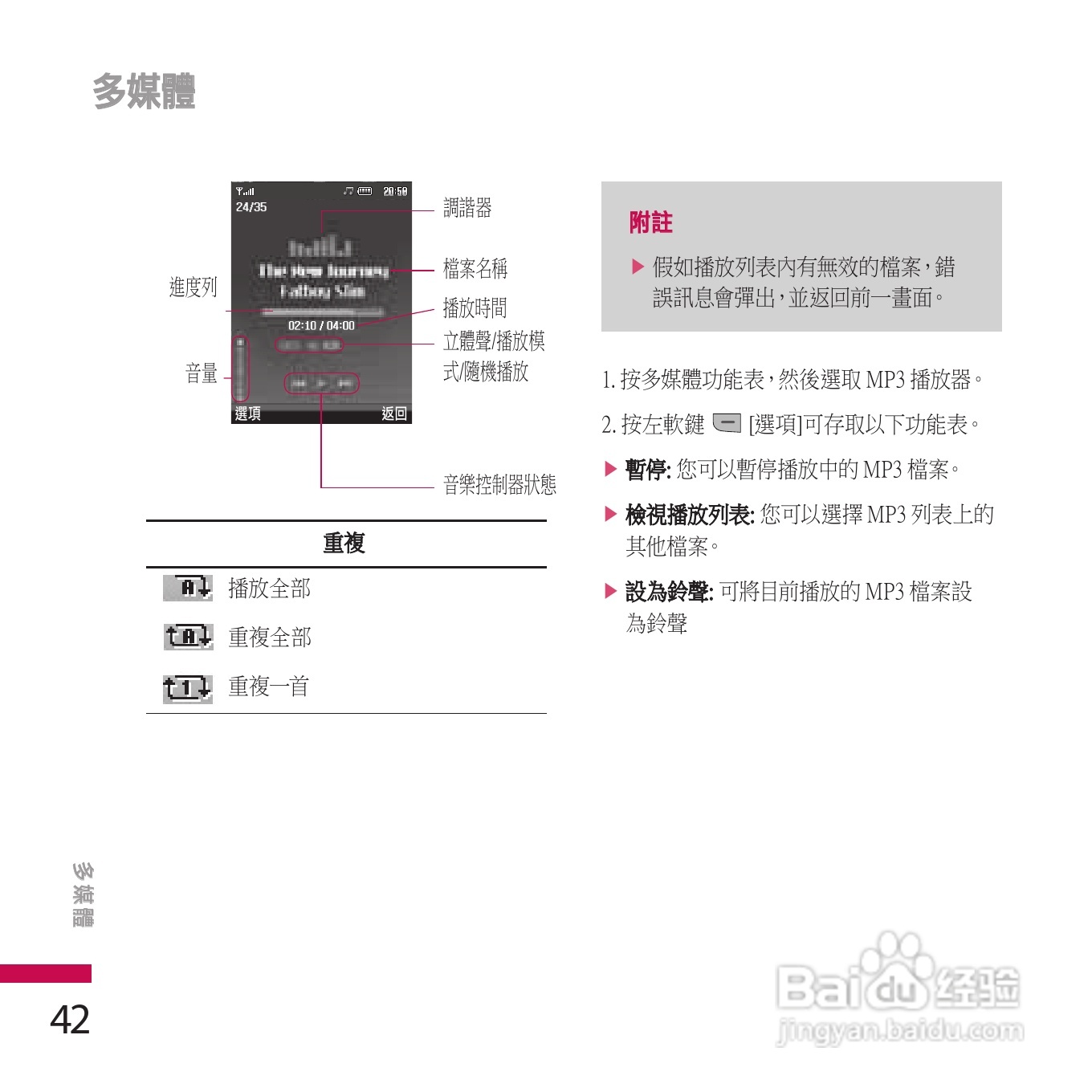 LG KE970手机使用说明书:[5]