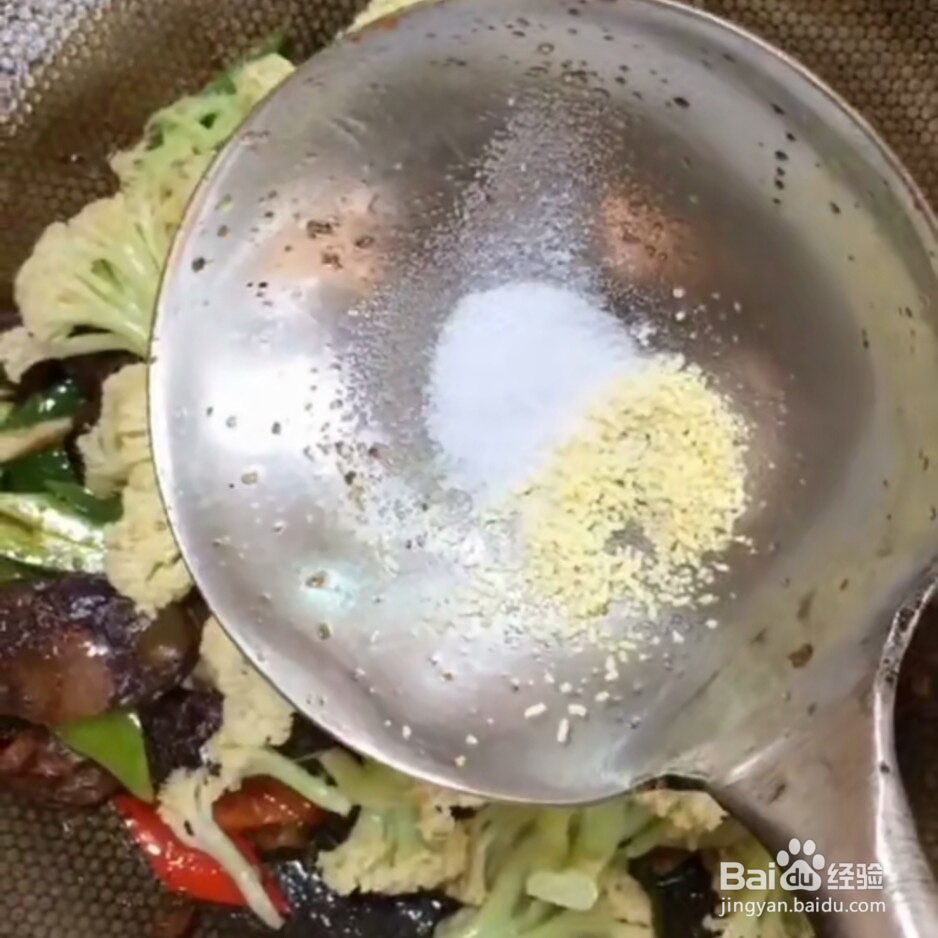 菜花炒香肠做法教程