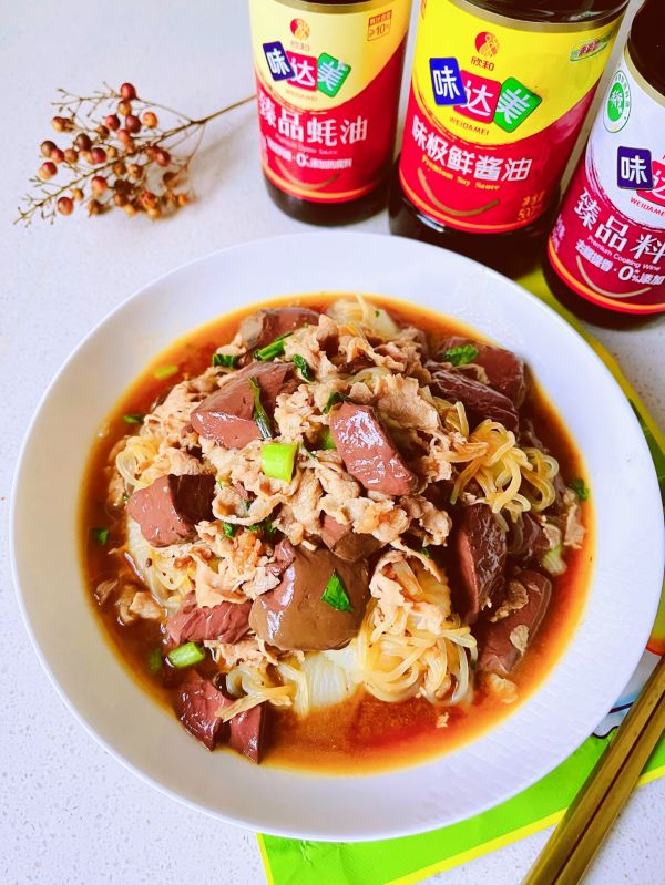 汁味肥牛添鸭血