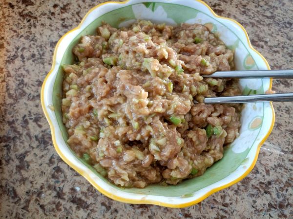 佛手瓜虾肉水饺