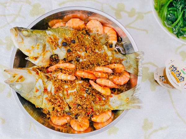 剁椒豆豉味虾鱼