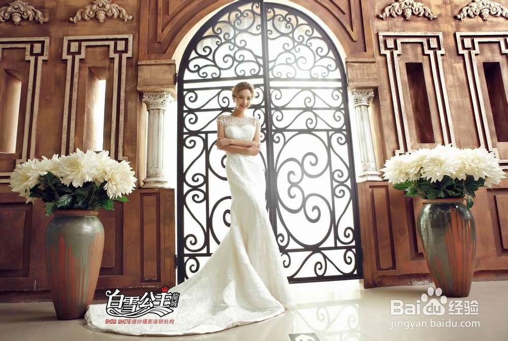 大气唯美的欧式风情新娘婚纱礼服
