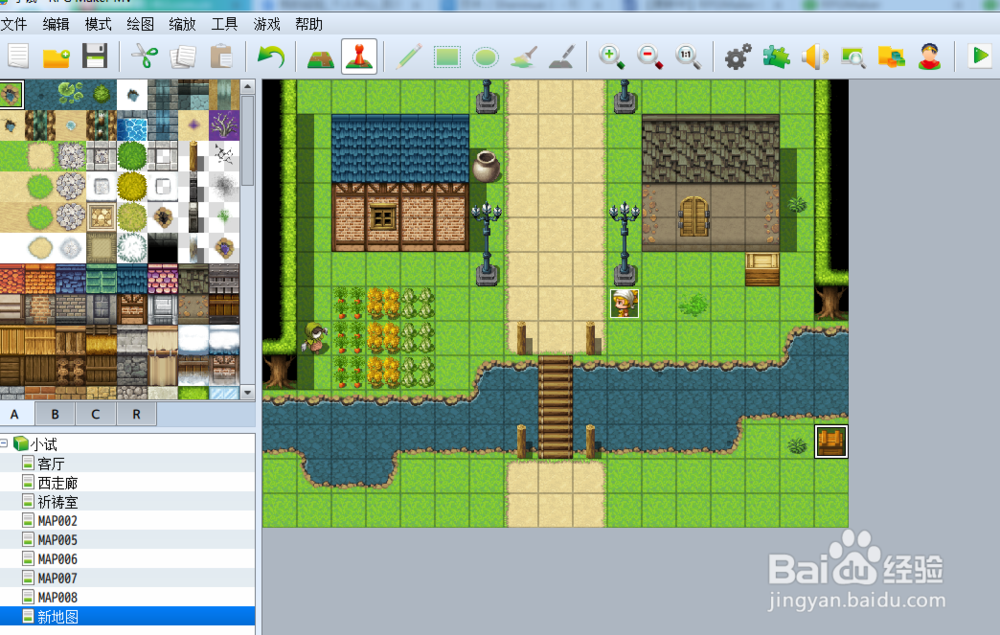 RPGMaker如何新建地图
