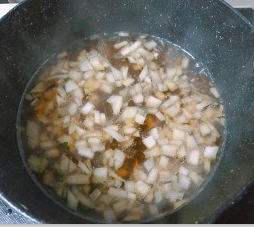 咖喱虾仁烩饭的做法