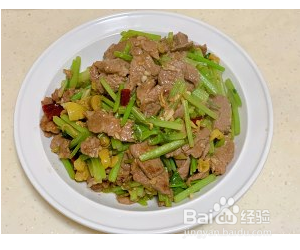 小炒牛肉的做法