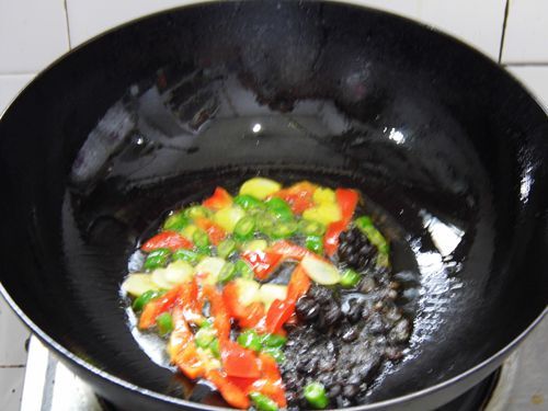 尖椒豆豉炒苦瓜
