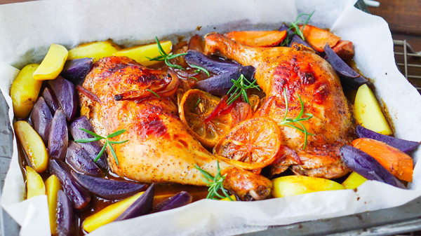 黑胡椒土豆炒鸡腿