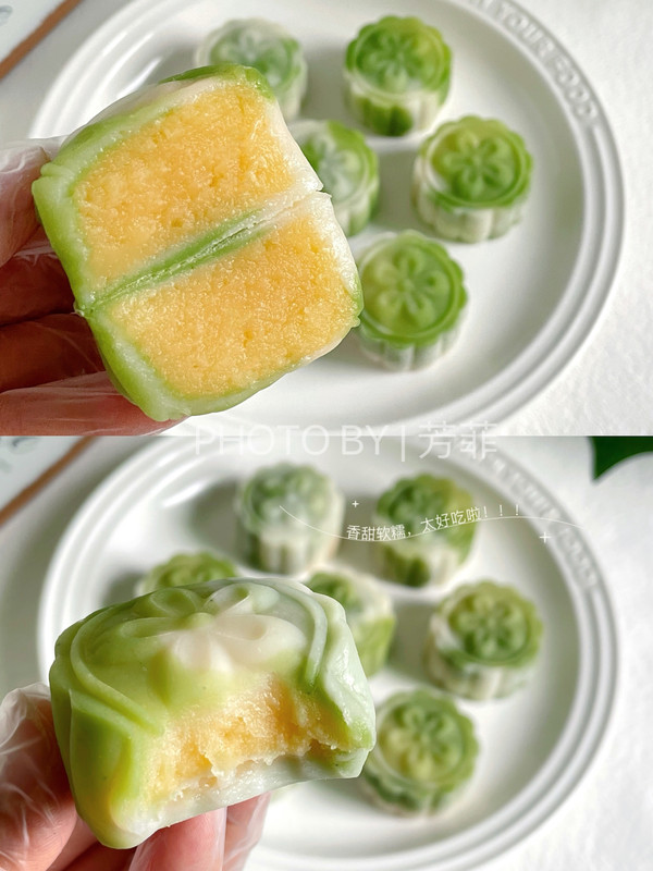 奶黄馅冰皮月饼冷藏三天也不怕硬