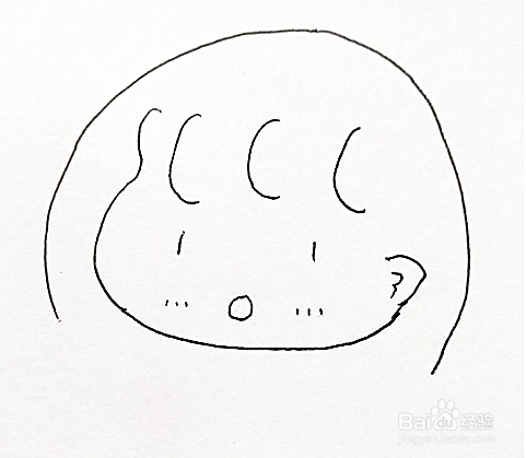 抖音简笔画女孩