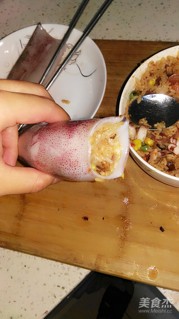 鱿鱼包饭的做法