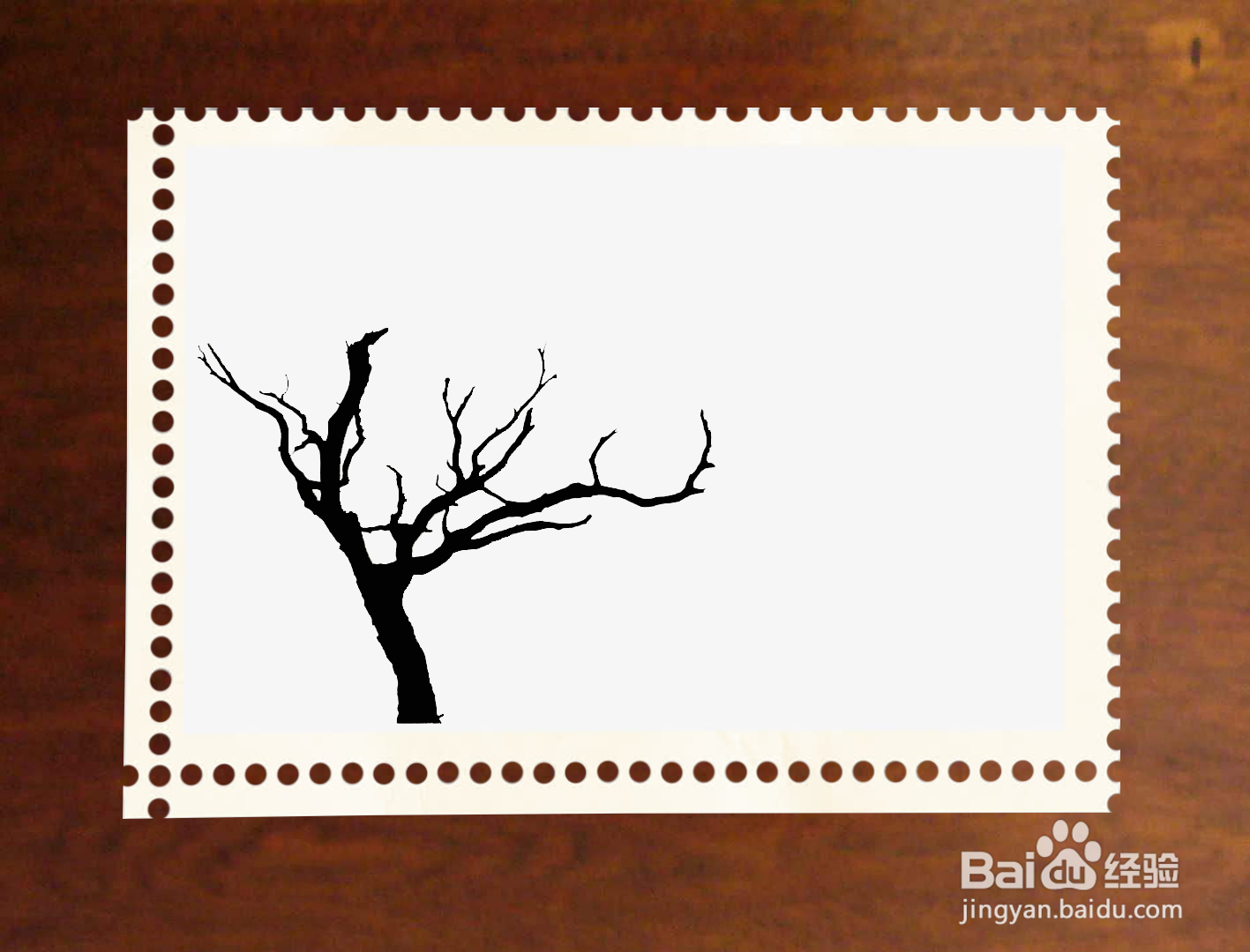 枯藤老树昏鸦简笔画