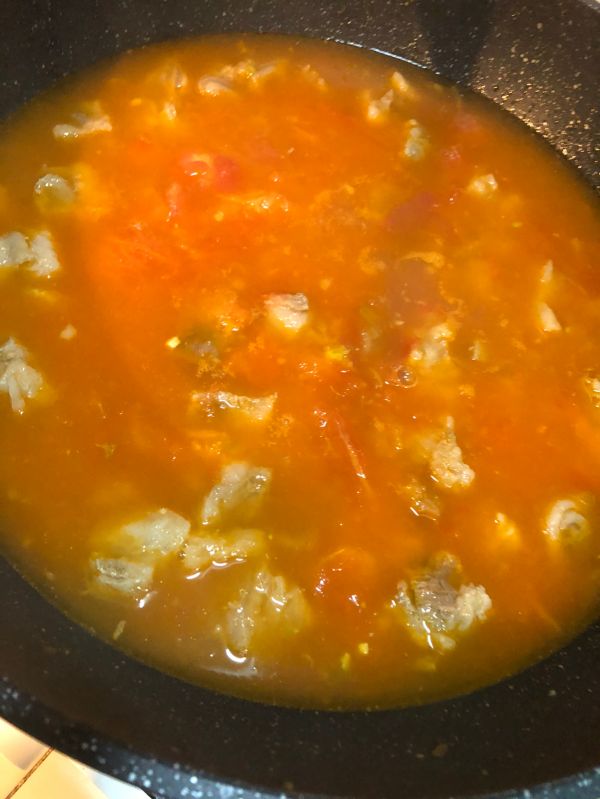 番茄土豆炖牛腩