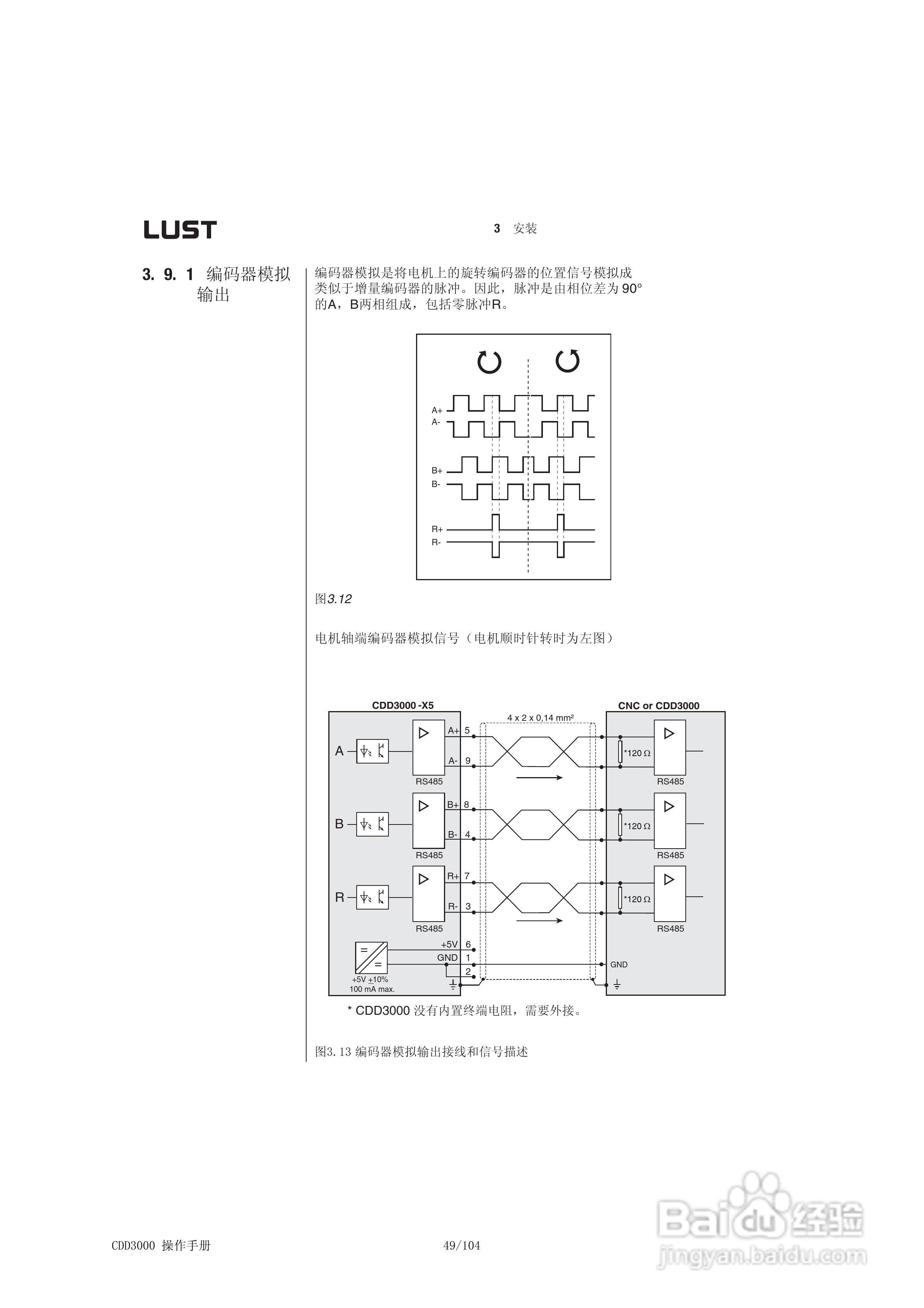 Lust路斯特CDD3000伺服驱动器操作手册:[5]