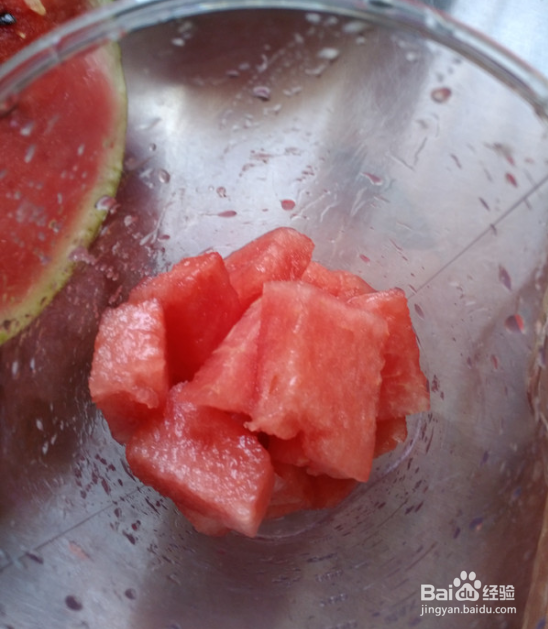 如何制作西瓜冰棍