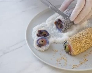 葡萄干糯米卷怎么做