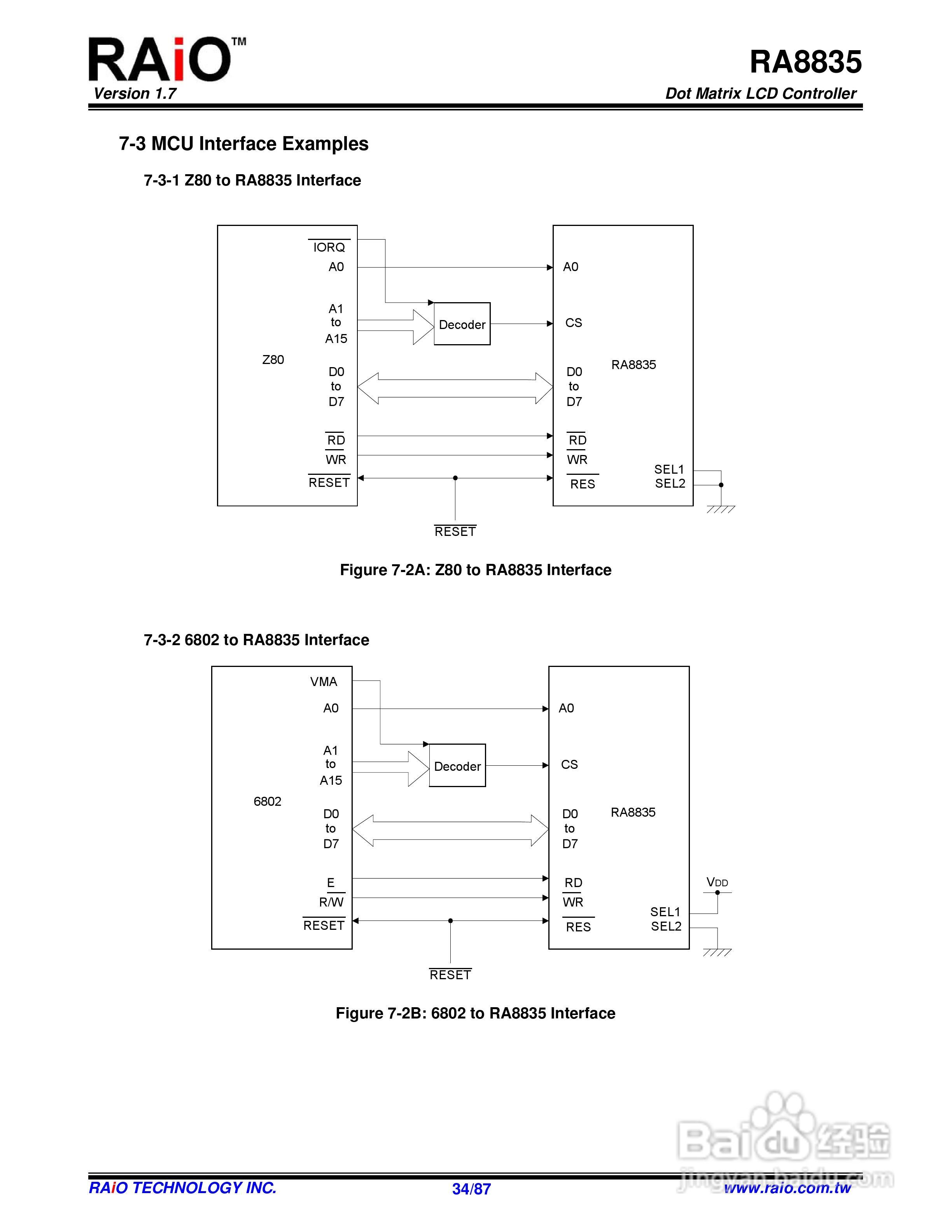 迪特福科技RA8835点阵图形式控制器使用手册:[4]