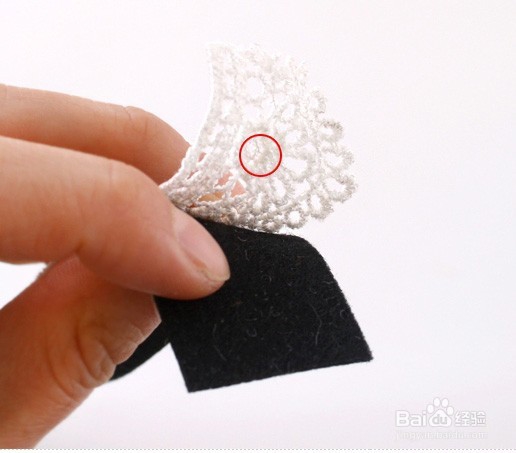 教你做蕾丝皇冠发卡