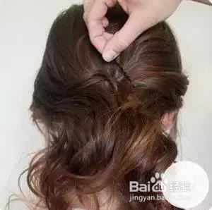 花苞头扎法 乖乖女的标配