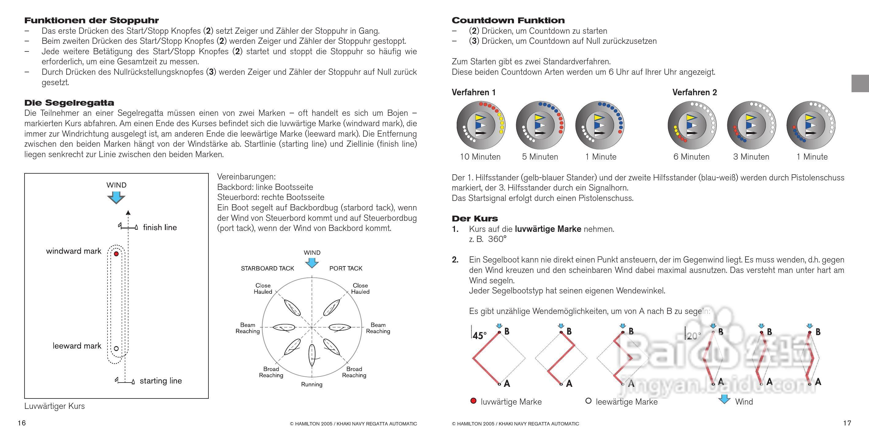 Hamilton汉密尔顿扬帆特制手表使用说明书:[2]