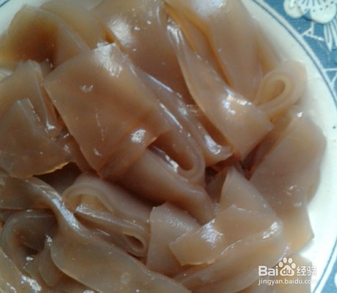 拉皮炒肉丝的做法