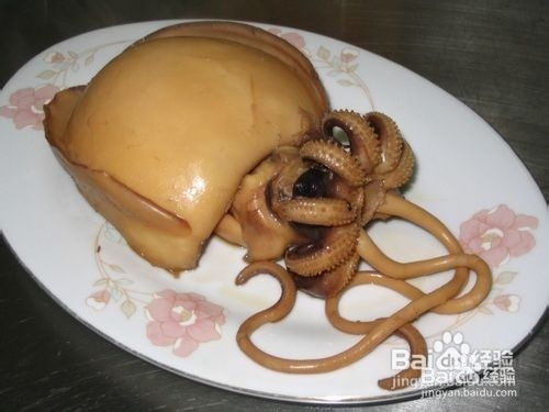 微波炉烤墨鱼