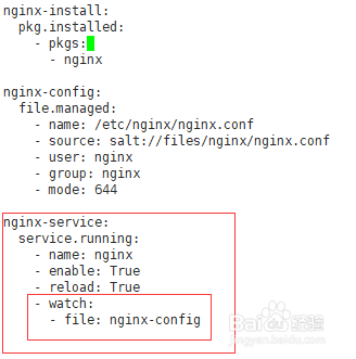 saltstack watch模块例子