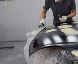 汽车喷萤火虫变光漆全过程